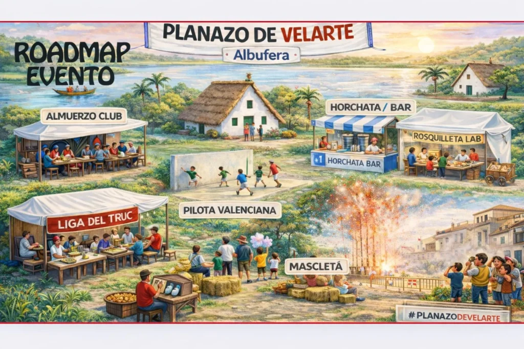 Roadmap del evento de Planazo de Velarte